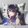 Eeiris Zzuro Vtuber Anime Pillow Case Fashion Square Pillowcase Bedroom Sofa Room Ins Decoration Leisure