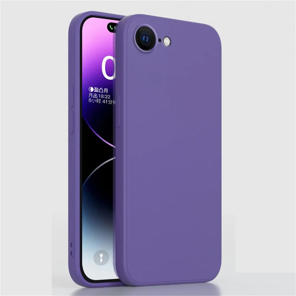 Hot Sales Liquid Silicone Case For iPhone 16E 16 Pro Max 16 Full For iPhone 16 16Pro 6 7 8 Plus SE2020 Colorful Protection Cover