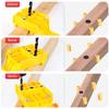 Woodworking Dowel Handheld Drill Guide and Hole Saw Tool 6/8/10mm Drill Bit For Carpentry Straight Hole Locator Clamp