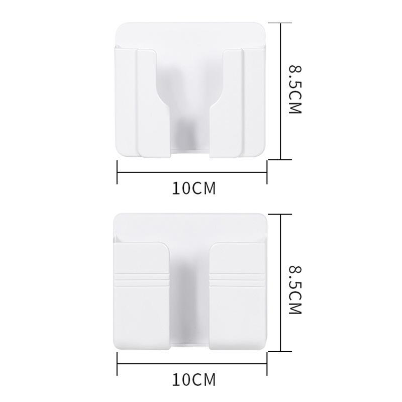 1pcs Universal Portable Home Living Room Charger Rack Shelf Wall Mount Abs Phone Holder Stand Mobile Stand Phone Holder