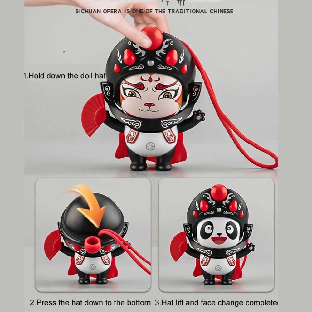 Sichuan Opera Sichuan Face Changing Doll Plastics Face Changing Toy  Kids Playing Supplies