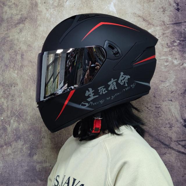 Mfull Face Motorcycle Helmet Dual Deflector With Removable Washable Inner Lining Racing Moto Helmet Premium Durable