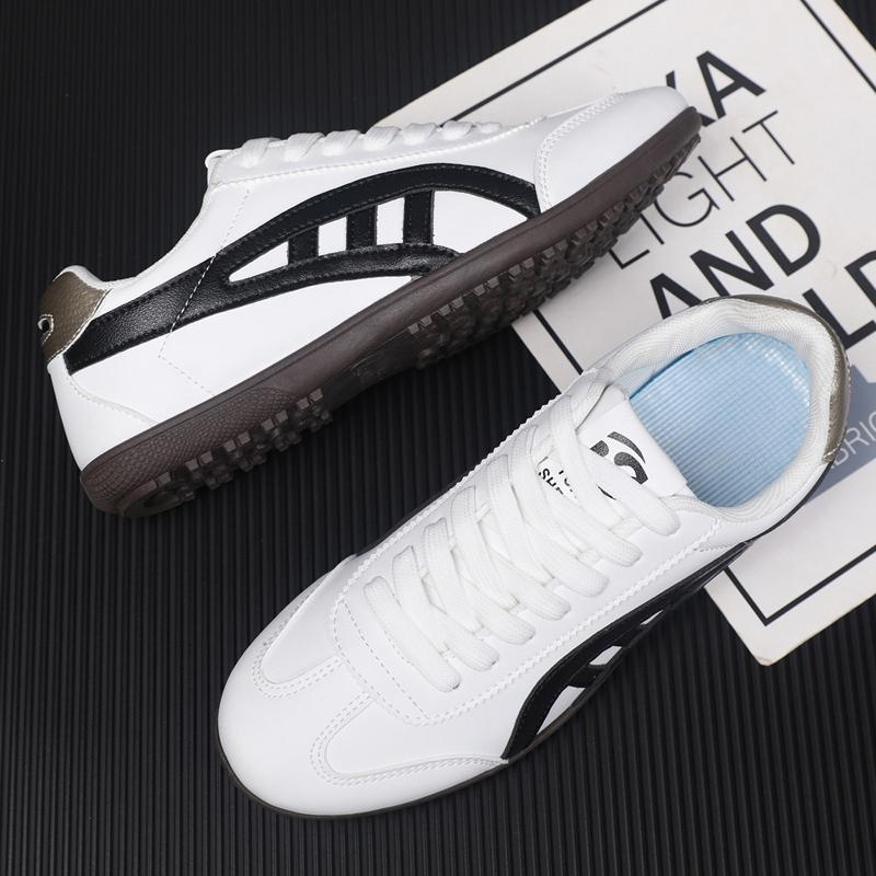 Men's Sports Shoes Casual Flat Light Forrest Gump Shoes Lace Up Board Shoes Breathable Canvas Shoes Classic Running Shoes