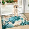 Ocean Sea Turtle Coral Entrance Doormat Home Decor Kitchen Hallway Balcony Rugs Bathroom Non-slip Foot Pad Bedroom Mat Decor