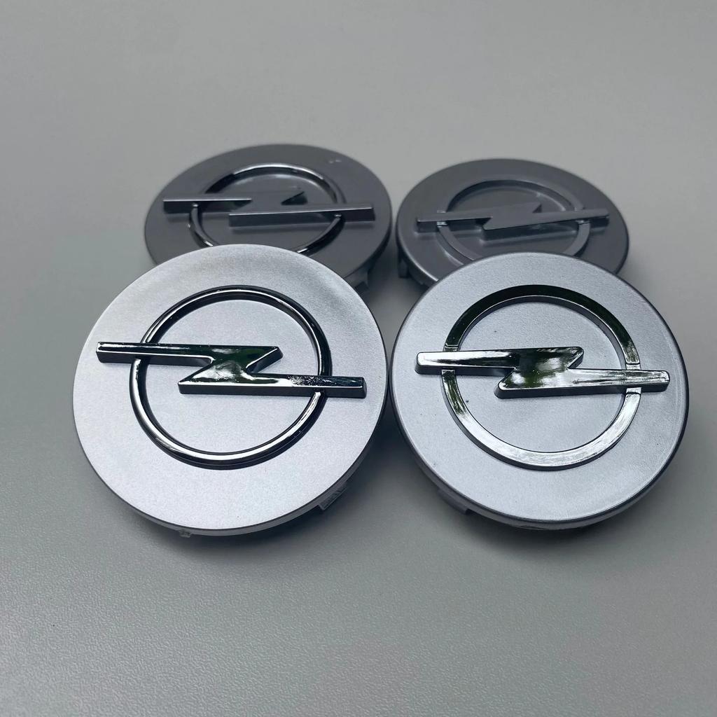 4 stk 58/64 mm Bilfelgdeksel, Felgsenterdekselmerke For Opel Astra H G J Insignia Mokka Zafira Corsa Vectra C D Antara