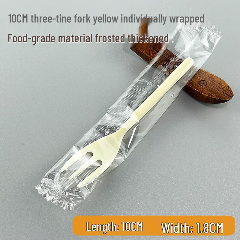 VAKADA Disposable Plastic Dessert Forks