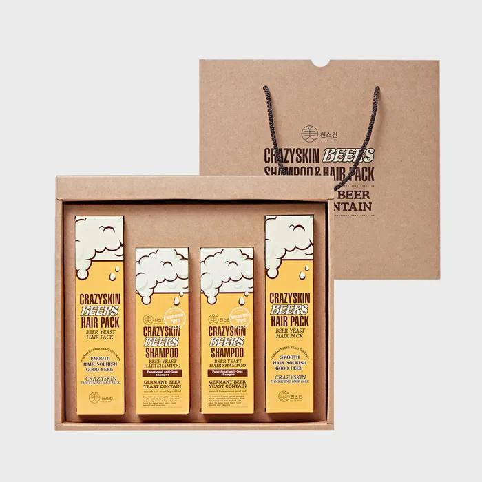 Beer Yeast Shampoo 2 + Hair Pack 2 Gift Set