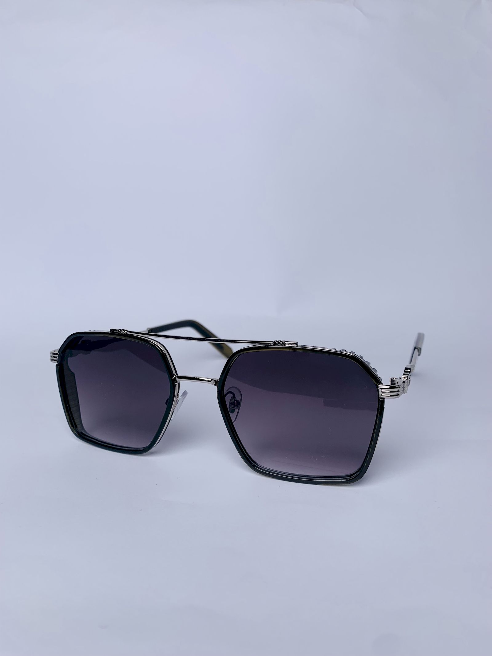 

Урожай жіночі сонцезахисні окуляри Прямокутна оправа Окуляри Мода Відкритий пляжний відпочинок Сонцезахисні окуляри зелений