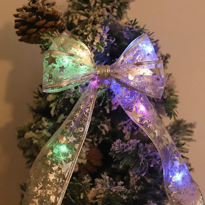 30LED Battery Powered DIY Ribbon Lights 300CM Fairy Light Xmas Decor String Light Tree Ornaments Christmas