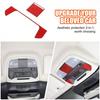 Red Soft Carbon Fiber Reading Light Switch Sticker For Subaru Crosstrek 2024+