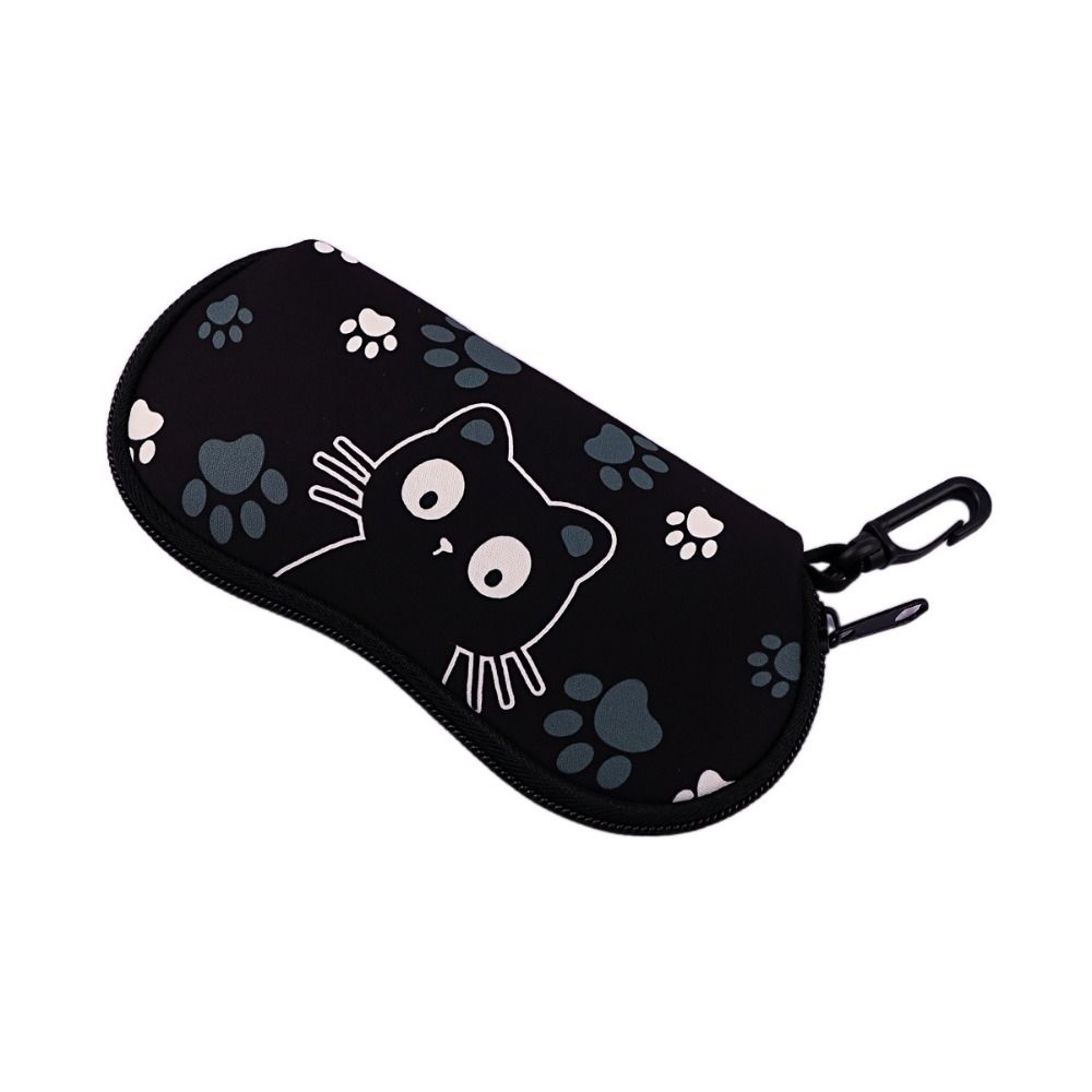 with Keyring Sunglasses Pouch Durable SunGlasses Holder Hanging Sunglasses  for Eyewear Accessories