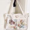 Anime Shoulder Bag Large Capacity Two-Dimension Manual Diy Itabag Badge Display Japanese Style Women'S Handbag Friend Gift