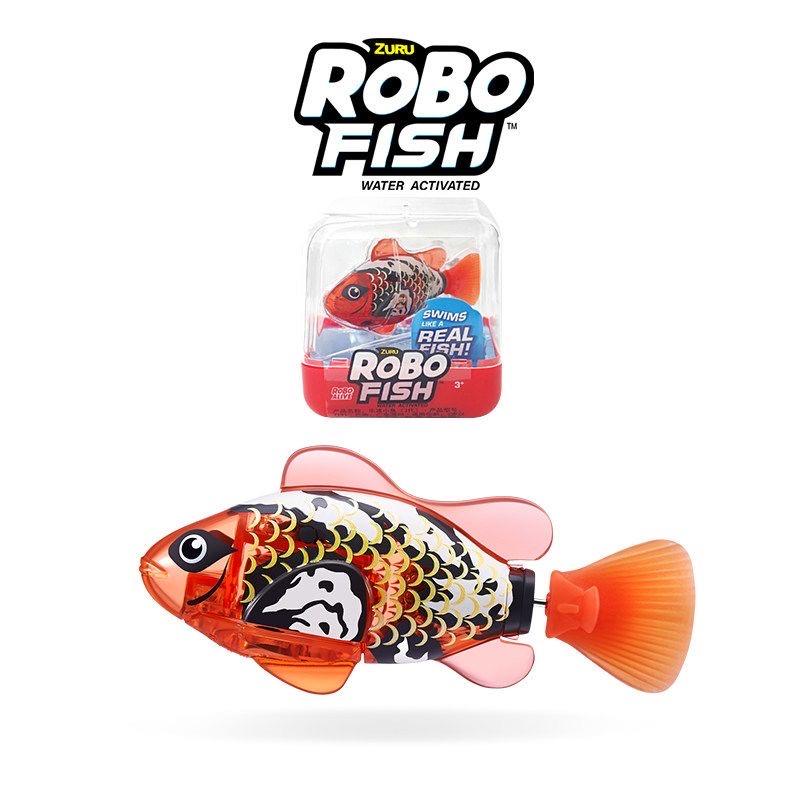 ZURU Robo Alive Fish Robotic Swimming Fish Water Activated