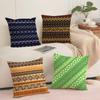 Samoan Tribe Samoa Totem Cushion Cover Soft Short Plush Pillow Cover Smooth Cozy Texture Aesthetic Cushion Case Home Decor