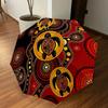 1PC Turtle Dot_Painting Umbrella-8-Rib Reinforced, Automatic Open, Lightweight & Durable, Fashion Accessory for Outdoor, H0403