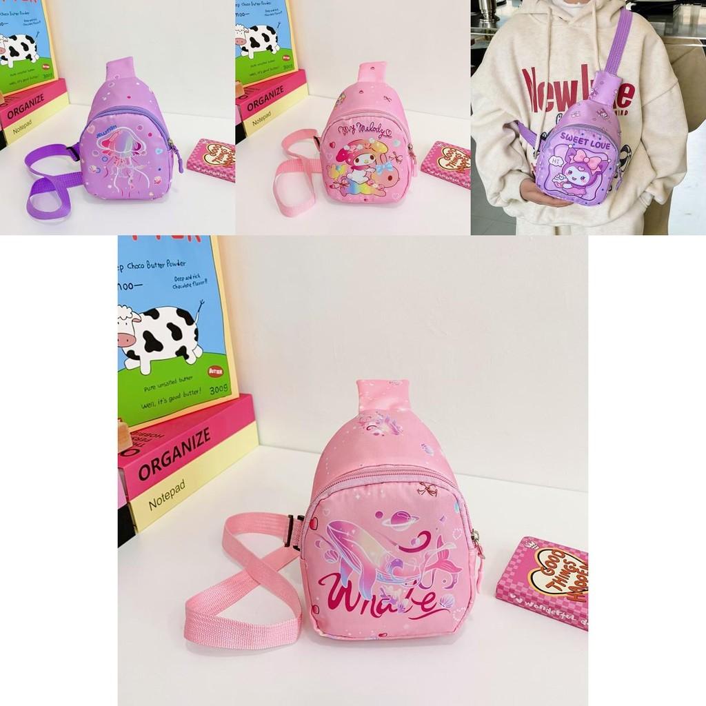 Lightweight Nylon Cartoon Chest Backpack For Toddlers In Cute Designs For Everyday Use