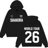 Shakira Las Mujeres Ya No Lloran 2026 Tour Potisk Mikiny Pánská Dámská Oversized Mikina s Dlouhým Rukávem Vysoká Kvalita Ležérní Mikina