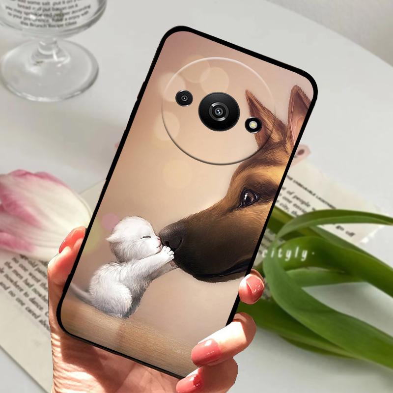Für Redmi A3 Hülle 23129RN51X Mode Weiches TPU Silikon Handy Schutzhülle Für Xiaomi Redmi A 3 Pro Fundas A3x Stoßfänger Schalen