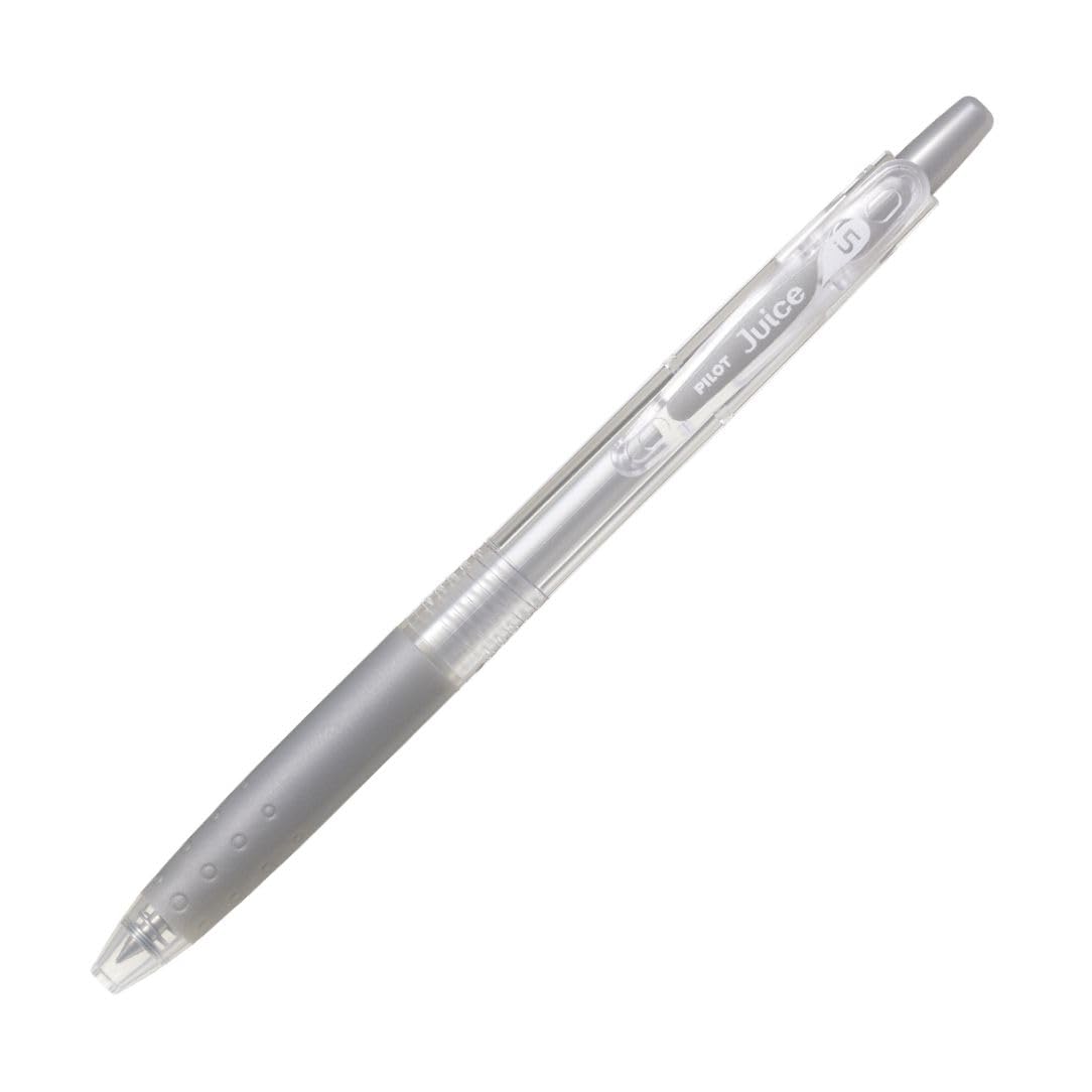 Pilot Juice Gel Ballpoint Pen, 0.5mm, Silver, 5-pack (LJU50EF5S)