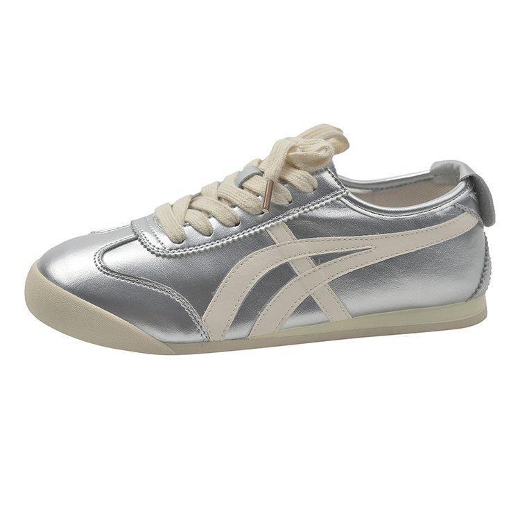 Soft-soled yellow Forrest Gump shoes American retro versatile silver German training shoes women's 2025 summer new sports and leisure shoes