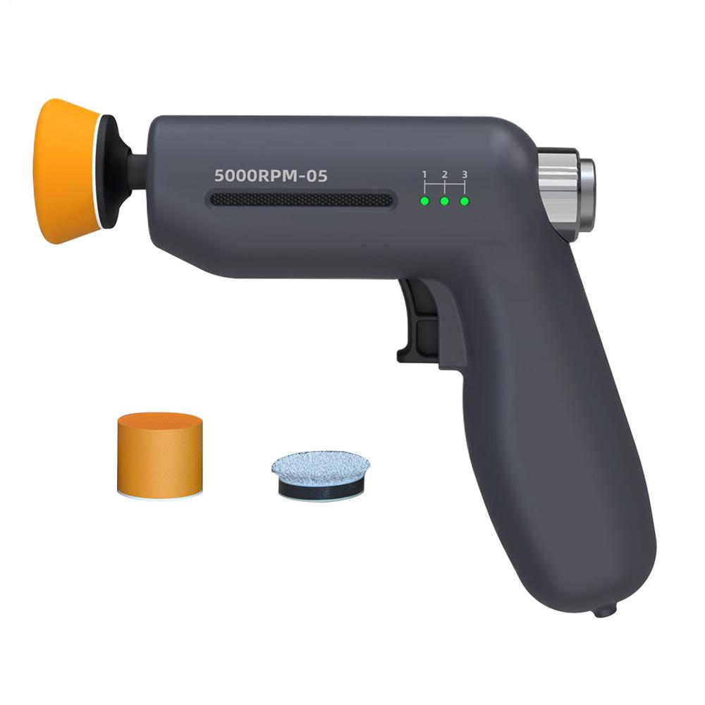 

Mini Buffer Polisher 12V Ergonomic Automotive Waxing Device Car Buffer Waxer For Trailer RV Truck Automotive Sedan Pickup чорний