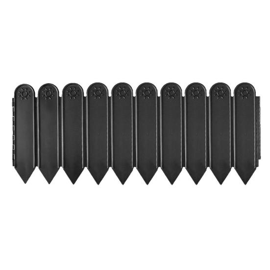 10 Buc. Panouri Bordură Peisaj Grădină Fără Săpat Bordură Gard Conectabile Panouri Gard pentru Împărțirea Curții, Laturilor de Flori