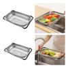 Sink Drain Basket Drainer Basket Fine Mesh Easy to Store Practical Tool Over Sink Strainer Strainer Basket for