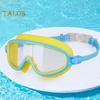 Lunettes de natation pour enfants, antibuée, avec pince-nez, bouchons d'oreilles, protection UV, anti-fuite