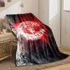 Manchester United Designed Flannel Blanket for Bedroom, Living Room, Sofa, and Nap