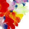 24/50/100Pcs Colorful Hawaiian Leis Vibrant Artificial Tropical Theme Leis Reusable Beach Holiday Silk Flower Necklace