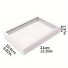 Wooden Shadow Box Display Box Home Decoration with Transparent Four Layer Hand Print Design