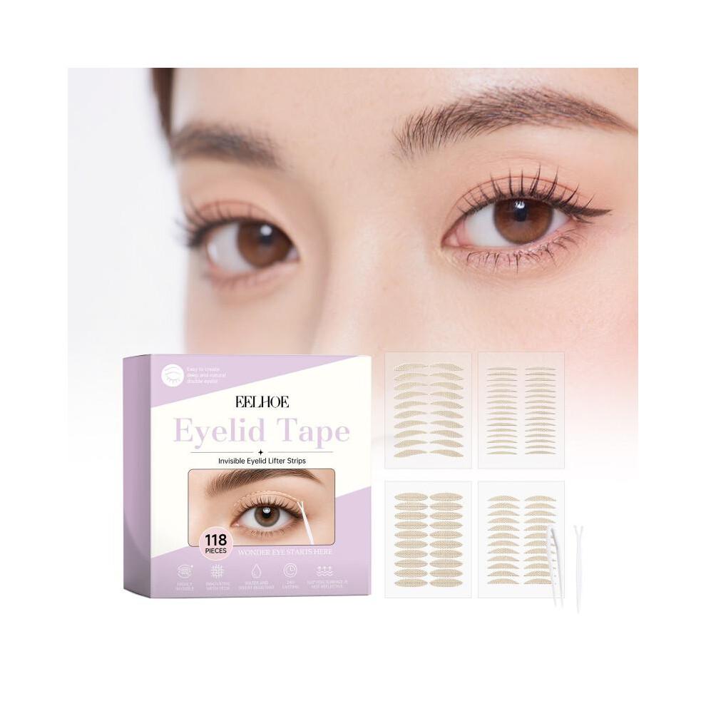 EELHOE Invisible Eyelid Tape Set Natural Hidden Fit Eye Lift Tape Non-Falling Shaping Adjust Eye Shape