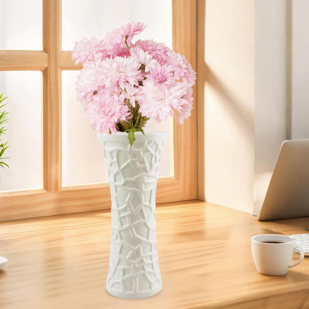 Flower Vase Elegant Tabletop Ornament Table Centerpiece Flower Arrangement for Dining Table Bedside Bedroom Housewarming Gift