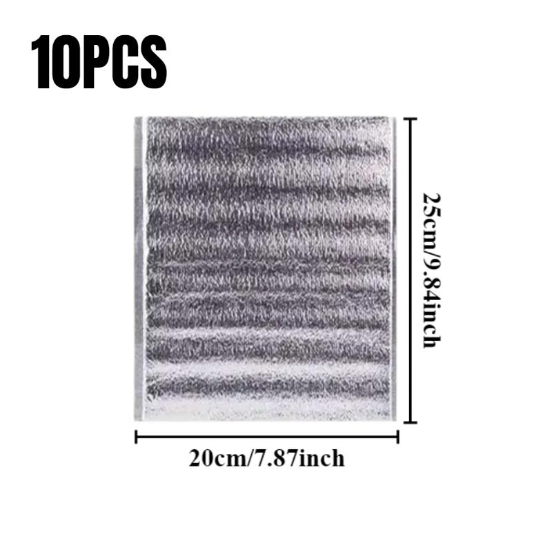 

10PCS Aluminum Foil Insulation Bags Food Storage Ice Bag Food Fresh-keeping Home Restaurant Lunch Bento Picnic Storage Bags