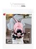 Cute Kitten Color-Block Cartoon Plush Schoolbag - Large Capacity Backpack for Female College Students