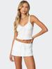 Sexy Lace Spliced Camisole With Double Straps For Street Style Women