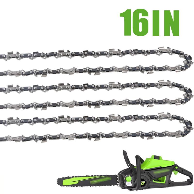 16 Inch Chainsaw Chain 3/8" LP Saw Chains 56 Drive Link Electric Saw Replacement Chainsaw Saw Chain 0.043" Chain gauge