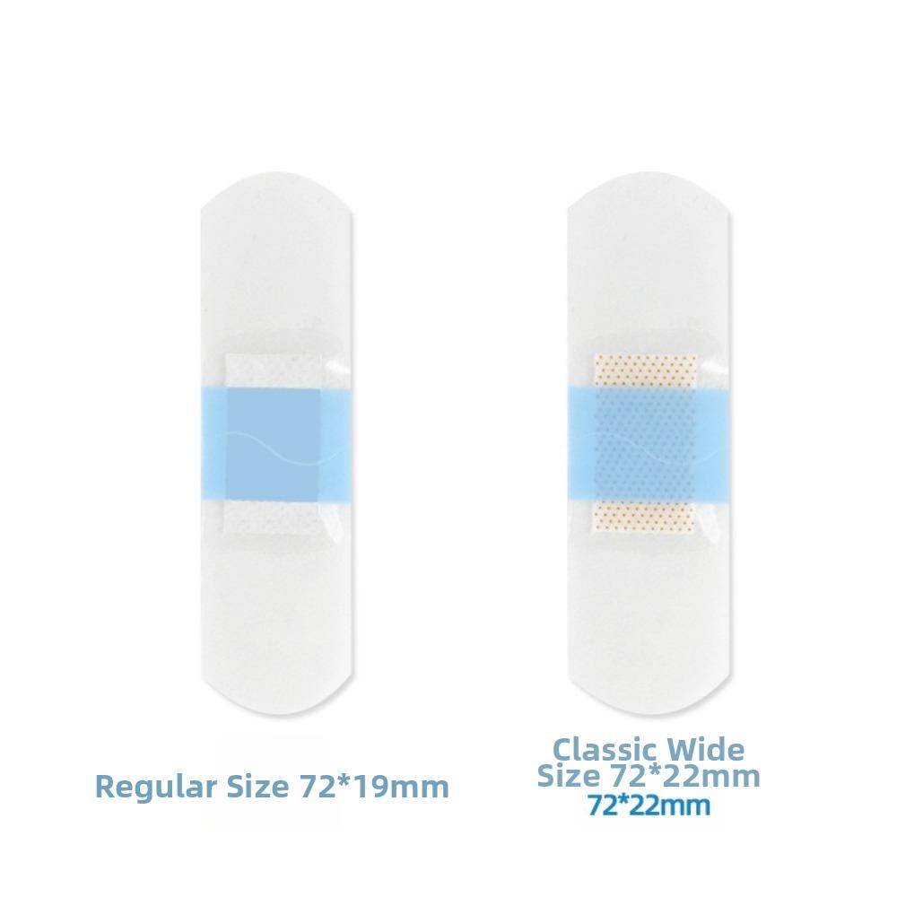 120pcs Adhesive Backing Waterproof Band Aid Transparent Finish Adhesive Plaster Wound Care