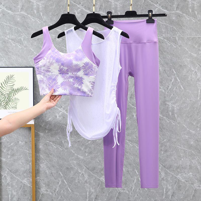 Export High Strength Beauty Back Exercise Underwear Women's Bubble Wrap Running Gathering Vest Tops Workout Bra Yoga Suit