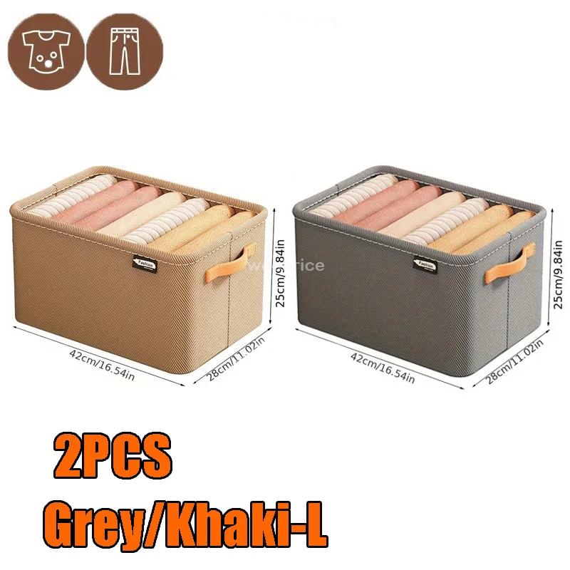 3pcs Clothes Storage Bags Portable Household Clothing Organizer Home Foldable Dust-proof Quilt Storage Container Storage Box