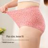 Caiyue Women's Plus Size High-Waist Cotton Briefs