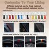 Customiz Non-Slip Microfiber Leather Car Steering Wheel Cover Camry 2012 2013 2014 2015 Steering Wrap Cover For Toyota Venza