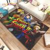 Street Fighter Retro-Game-Gamer-Bereichsteppich, Teppich für Wohnzimmer, Schlafzimmer, Sofa, Fußmatte, Dekoration, rutschfeste Bodenmatte für Kinderspiele