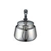 Pearl Metal Fretty 2 Wide-Mouth Kettle, 3.0L, with Tea Strainer and Mesh, Induction Compatible, Stainless Steel, H-1236