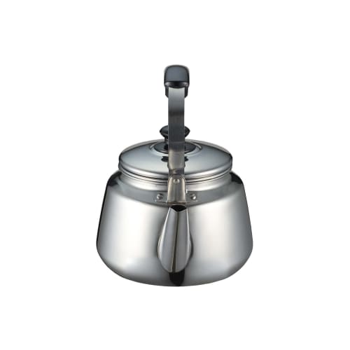 Pearl Metal Fretty 2 Wide-Mouth Kettle, 3.0L, with Tea Strainer and Mesh, Induction Compatible, Stainless Steel, H-1236