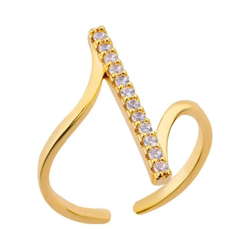 

Contemporary Gold or Silver Plated Geometric Band Zinc Alloy Women’s Finger Rings Jewelry For Gifts And Event