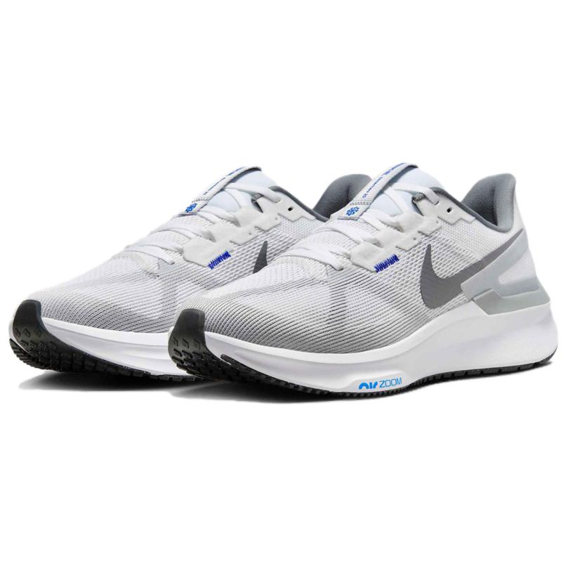 Nike Air Zoom Structure 25 Røygrå Herre Sneakers Hvit Game-Royal Ulvegrå DJ7883-111