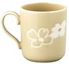 Hanae Mori "Fleur" Pair of Mugs, Approx. 300ml, Floral Design, Dishwasher and Microwave Safe, Perfect As a Gift or Wedding Gift, Made In Japan, MB6500
