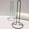 Nordic Minimalist Black Wrought Iron Paper Towel & Cling Film Holder for Kitchen and Dining Table