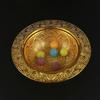 Middle East Arabian Metal Dim Sum Bowl Ice Cream Cup Dried Fruit Storage Box Dim Sum Snack Plate Pastry Bowl